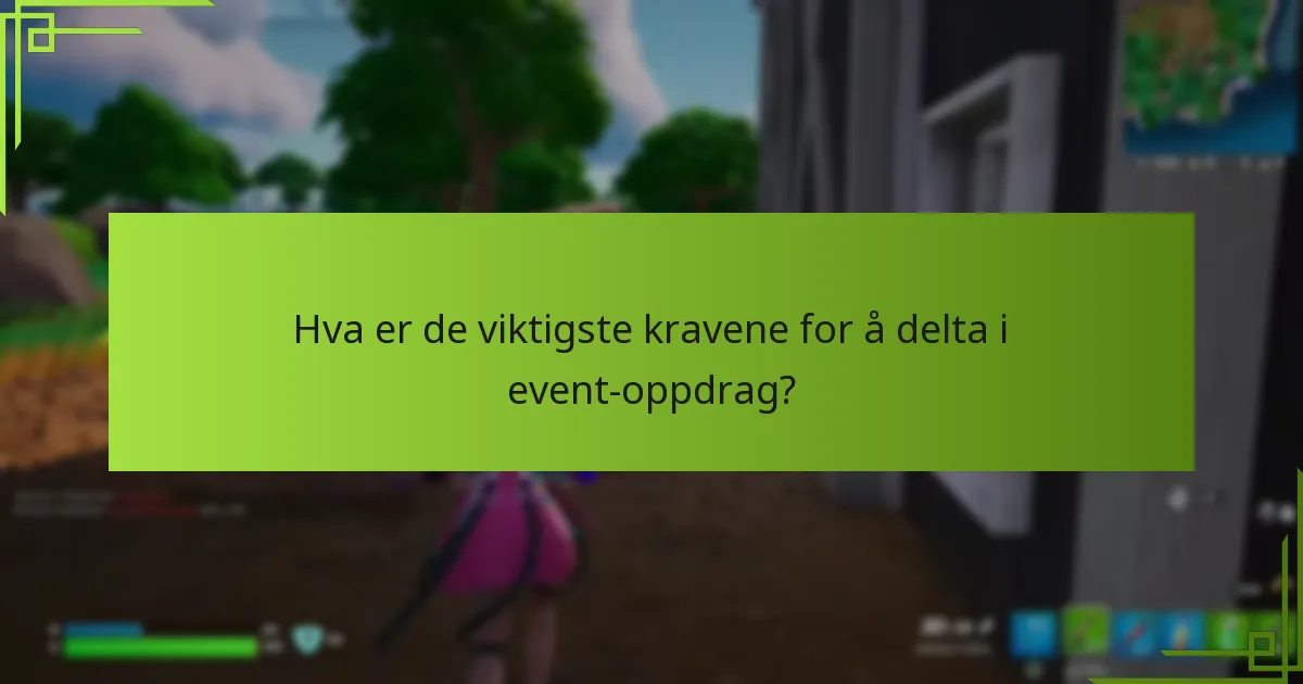 Hvordan kan spillere bli med i event-oppdrag?