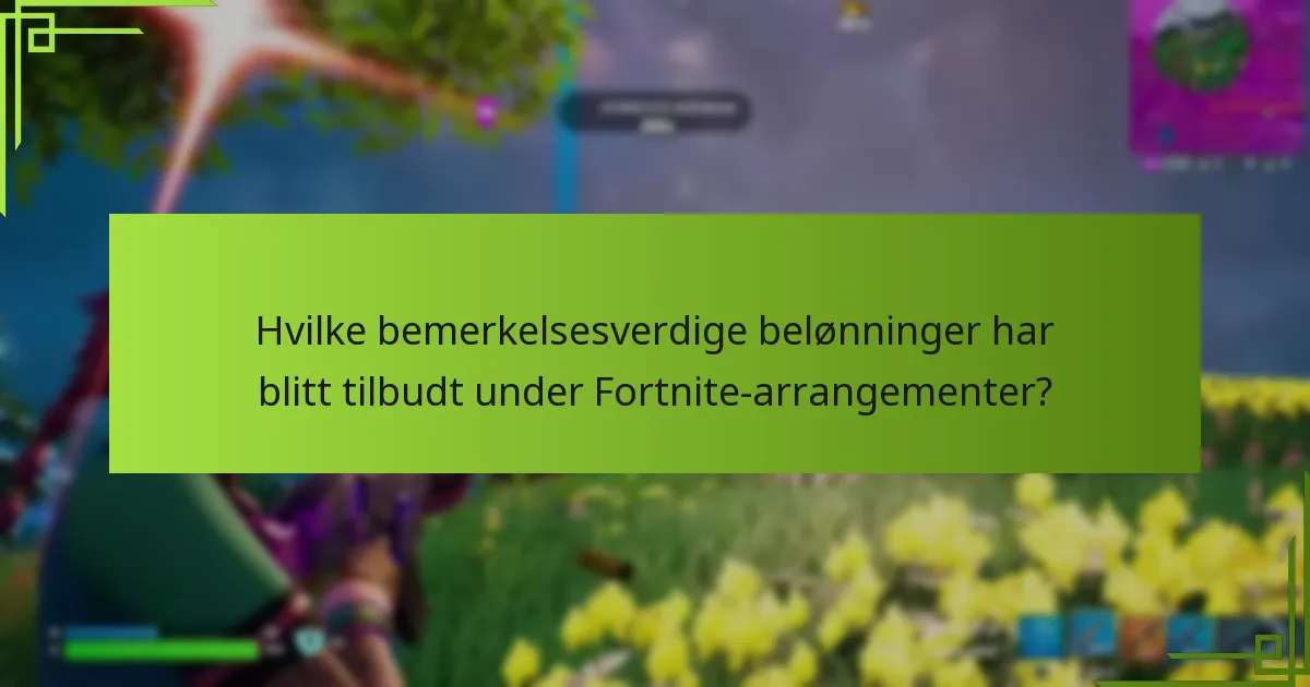 Hvordan har Fortnite-arrangementer påvirket fellesskapet?